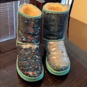 Sparkly Ugg Boots Women Size 8
